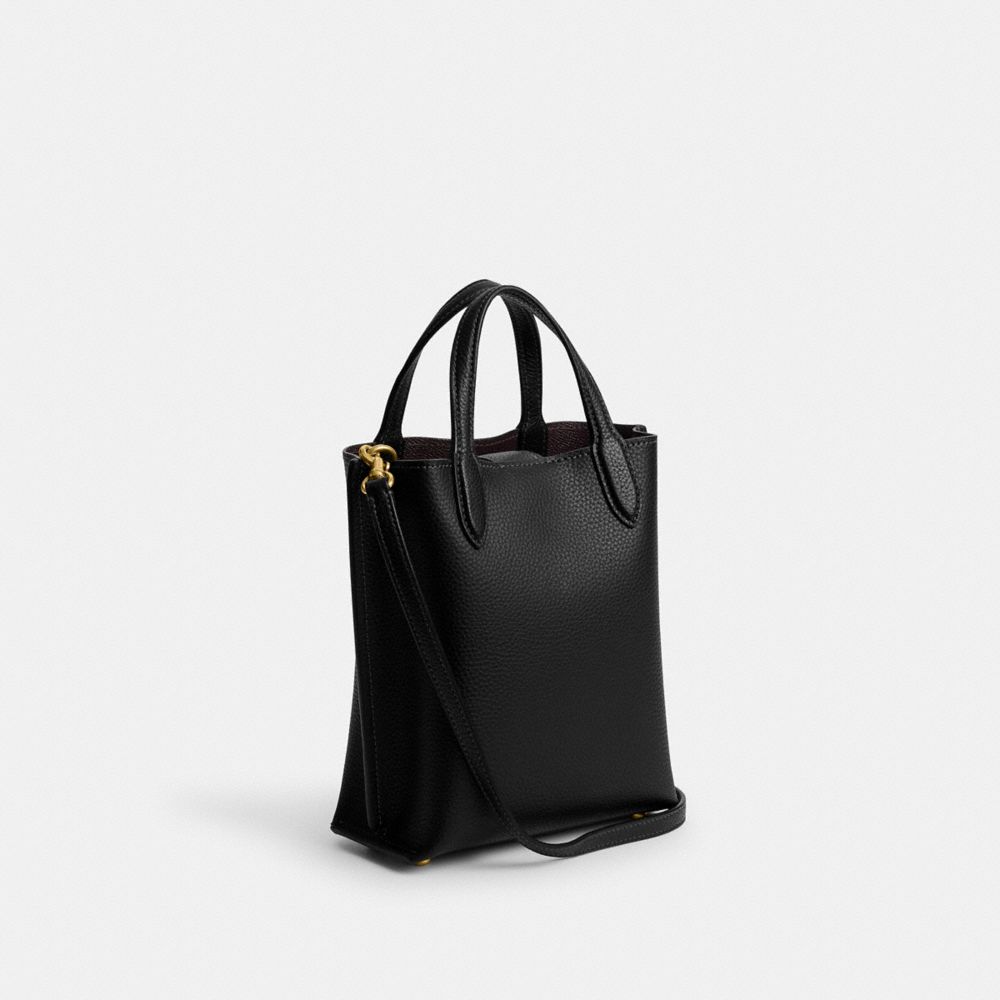 Coach Willow Tote 16 Brass/Black | 913-HRZDJV