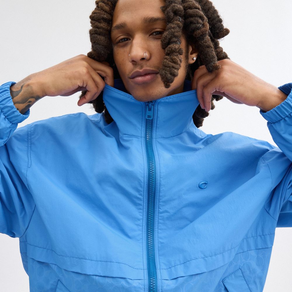 Coach Windbreaker Blue | 907-GIXVCH