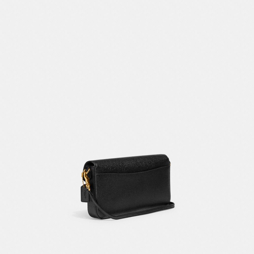 Coach Wyn Crossbody Bag Crossgrain Leather/Brass/Black | 453-RLTUON