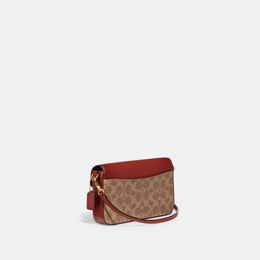 Coach Wyn Crossbody Bag In Signature Canvas Signature Coated Canvas/Brass/Tan/Rust | 507-PUITMA