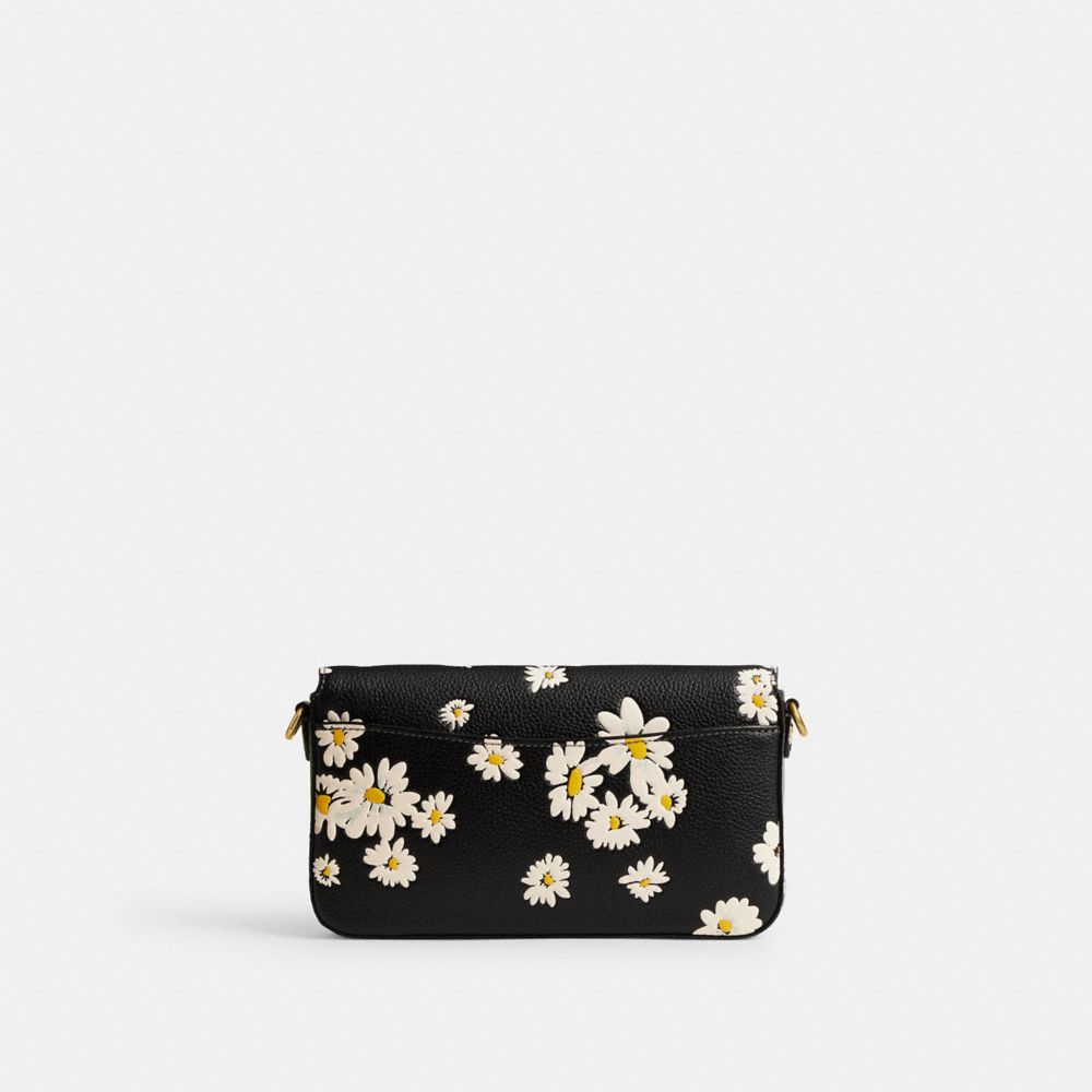 Coach Wyn Crossbody Bag With Floral Print Brass/Black Multi | 610-JSTFGO